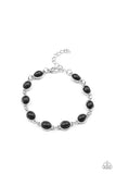 Desert Day Trip - Black Bracelet - Paparazzi Accessories Bracelet Bedazzle Me Pretty Mobile Fashion Boutique