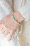 Desert Day Trip - Blue Bracelet - Paparazzi Accessories Bracelet Bedazzle Me Pretty Mobile Fashion Boutique