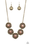 Desert Décor - Multi Necklace - Paparazzi Accessories Necklace Bedazzle Me Pretty Mobile Fashion Boutique