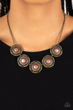 Desert Décor - Multi Necklace - Paparazzi Accessories Necklace Bedazzle Me Pretty Mobile Fashion Boutique