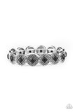 Desert Dilemma - Black Bracelet - Paparazzi Accessories Bracelet Bedazzle Me Pretty Mobile Fashion Boutique