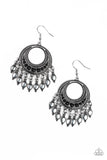Desert Divinity - Black Earrings - Paparazzi Accessories Earrings Bedazzle Me Pretty Mobile Fashion Boutique