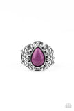Desert Dream - Purple Ring - Paparazzi Accessories Ring Bedazzle Me Pretty Mobile Fashion Boutique