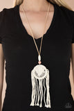 Desert Dreamscape - Pink Necklace - Paparazzi Accessories Necklace Bedazzle Me Pretty Mobile Fashion Boutique