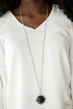Desert Equinox - Black Necklace - Paparazzi Accessories Necklace Bedazzle Me Pretty Mobile Fashion Boutique
