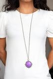 Desert Equinox - Purple Necklace - Paparazzi Accessories Necklace Bedazzle Me Pretty Mobile Fashion Boutique