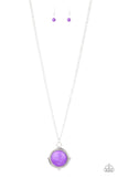 Desert Equinox - Purple Necklace - Paparazzi Accessories Necklace Bedazzle Me Pretty Mobile Fashion Boutique