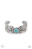 Desert Haven - Blue Bracelet - Paparazzi Accessories Bracelet Bedazzle Me Pretty Mobile Fashion Boutique