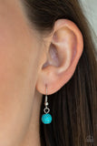 Desert Hustle - Blue Necklace - Paparazzi Accessories Necklace Bedazzle Me Pretty Mobile Fashion Boutique