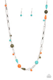 Desert Journey - Multi Necklace - Paparazzi Accessories Necklace Bedazzle Me Pretty Mobile Fashion Boutique