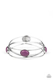 Desert Lagoon - Purple Bracelet - Paparazzi Accessories Bracelet Bedazzle Me Pretty Mobile Fashion Boutique