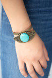 Desert Nature - Brass Bracelet - Paparazzi Accessories Bracelet Bedazzle Me Pretty Mobile Fashion Boutique