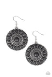 Desert Palette - Black Earrings - Paparazzi Accessories Earrings Bedazzle Me Pretty Mobile Fashion Boutique