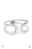 Desert Prosperity - White Bracelet - Paparazzi Accessories Bracelet Bedazzle Me Pretty Mobile Fashion Boutique