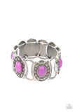 Desert Relic - Purple Bracelet - Paparazzi Accessories Bracelet Bedazzle Me Pretty Mobile Fashion Boutique