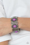 Desert Relic - Purple Bracelet - Paparazzi Accessories Bracelet Bedazzle Me Pretty Mobile Fashion Boutique