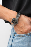 Desert Roost - Black Bracelet - Paparazzi Accessories Bracelet Bedazzle Me Pretty Mobile Fashion Boutique
