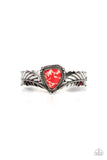 Desert Roost - Red Bracelet - Paparazzi Accessories Bracelet FS-Bedazzle Me Pretty Mobile Fashion Boutique
