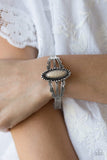 Desert Sage - White Bracelet - Paparazzi Accessories Bracelet Bedazzle Me Pretty Mobile Fashion Boutique