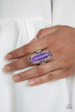 Desert Tranquility - Purple Ring - Paparazzi Accessories Ring Bedazzle Me Pretty Mobile Fashion Boutique