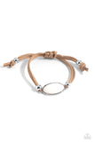 Desertscape Drive - White Bracelet - Paparazzi Accessories Bracelet Bedazzle Me Pretty Mobile Fashion Boutique