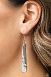 Detailed Definition - Silver Earrings - Paparazzi Accessories Earrings Bedazzle Me Pretty Mobile Fashion Boutique