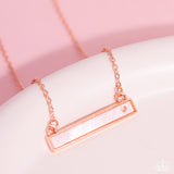 Devoted Darling - Copper Necklace - Paparazzi Accessories Necklace Bedazzle Me Pretty Mobile Fashion Boutique