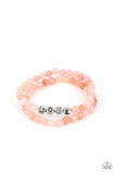 Devoted Dreamer - Pink Bracelet - Paparazzi Accessories Bracelet Bedazzle Me Pretty Mobile Fashion Boutique