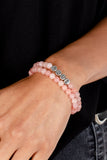 Devoted Dreamer - Pink Bracelet - Paparazzi Accessories Bracelet Bedazzle Me Pretty Mobile Fashion Boutique