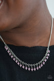 DEW a Double Take - Pink Necklace - Paparazzi Accessories Necklace Bedazzle Me Pretty Mobile Fashion Boutique