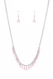 DEW a Double Take - Pink Necklace - Paparazzi Accessories Necklace Bedazzle Me Pretty Mobile Fashion Boutique