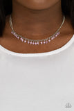 DEW a Double Take - Purple Necklace - Paparazzi Accessories Necklace Bedazzle Me Pretty Mobile Fashion Boutique