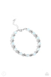 DEW or Die - Blue Anklet - Paparazzi Accessories Anklet Bedazzle Me Pretty Mobile Fashion Boutique