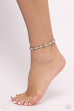 DEW or Die - Blue Anklet - Paparazzi Accessories Anklet Bedazzle Me Pretty Mobile Fashion Boutique