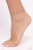 DEW or Die - Multi Anklet - Paparazzi Accessories Anklet Bedazzle Me Pretty Mobile Fashion Boutique