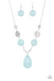 DEW What You Wanna DEW - Blue Necklace - Paparazzi Accessories Necklace Bedazzle Me Pretty Mobile Fashion Boutique