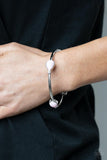 Dewdrop Dancing - Pink Bracelet - Paparazzi Accessories Bracelet Bedazzle Me Pretty Mobile Fashion Boutique