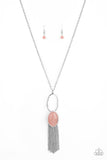 Dewy Desert - Pink Necklace - Paparazzi Accessories Necklace Bedazzle Me Pretty Mobile Fashion Boutique