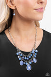 Dewy Disposition - Blue Necklace - Paparazzi Accessories Necklace Bedazzle Me Pretty Mobile Fashion Boutique