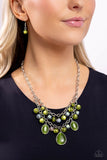 Dewy Disposition - Green Necklace - Paparazzi Accessories Necklace Bedazzle Me Pretty Mobile Fashion Boutique