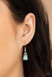 Dewy Drizzle - Green Necklace - Paparazzi Accessories Necklace Bedazzle Me Pretty Mobile Fashion Boutique