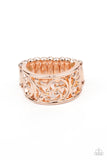 Di-VINE Design - Rose Gold Ring - Paparazzi Accessories Ring Bedazzle Me Pretty Mobile Fashion Boutique