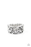 Di-VINE Design - Silver Ring - Paparazzi Accessories Ring Bedazzle Me Pretty Mobile Fashion Boutique