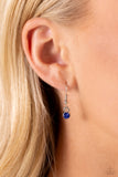 Diagonal Daydream - Blue Necklace - Paparazzi Accessories Necklace Bedazzle Me Pretty Mobile Fashion Boutique