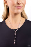Diagonal Daydream - Pink Necklace - Paparazzi Accessories Necklace Bedazzle Me Pretty Mobile Fashion Boutique