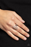 Diamond Duo - Silver Ring - Paparazzi Accessories Ring Bedazzle Me Pretty Mobile Fashion Boutique