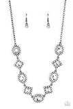Diamond of the Season - Black Necklace - Paparazzi Accessories Necklace Bedazzle Me Pretty Mobile Fashion Boutique