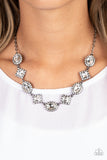 Diamond of the Season - Black Necklace - Paparazzi Accessories Necklace Bedazzle Me Pretty Mobile Fashion Boutique