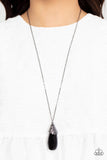 Dibs on the Dazzle - Black Necklace - Paparazzi Accessories Necklace Bedazzle Me Pretty Mobile Fashion Boutique