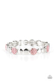 Dimensional Dazzle - Pink Bracelet - Paparazzi Accessories Bracelet Bedazzle Me Pretty Mobile Fashion Boutique